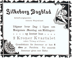 Annonce for Silkeborg Dagblad