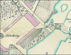 Kort over SIlkeborg Hovedgård