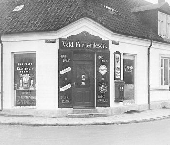 Købmand Valdemar Frederiksens forretning