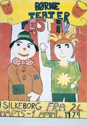 Plakat fra Silkeborg Børneteater Festival 1979