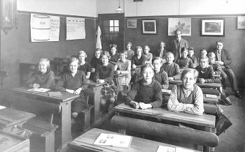 6. klasse på Borgerskolen 1933